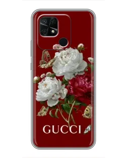 Чохол для Xiaomi Redmi 10C з картинкою «Gucci — сад»
