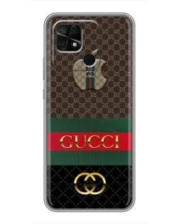Чохол для Xiaomi Redmi 10C з картинкою «Gucci — брендований десерт»