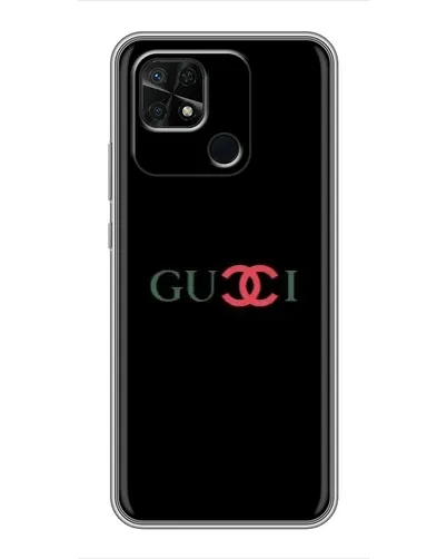 Чохол для Xiaomi Redmi 10C з картинкою «Gucci — червоний градієнт»