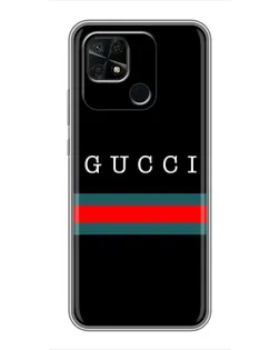 Чохол для Xiaomi Redmi 10C з картинкою «Gucci — червоний пояс»