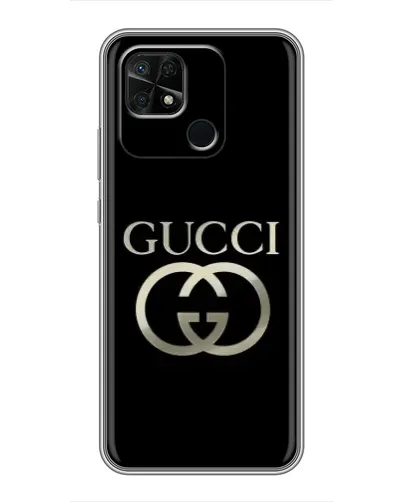 Чехол для Xiaomi Redmi 10C с картинкой «Gucci — золото на черном» Чехол для Xiaomi Redmi 10C с картинкой «Gucci — золото на черном»