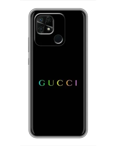 Чехол для Xiaomi Redmi 10C с картинкой «Gucci — неоновый минимализм» Чехол для Xiaomi Redmi 10C с картинкой «Gucci — неоновый минимализм»