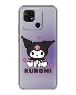 Чохол для Xiaomi Redmi 10C з картинкою «Kuromi — фіолетовий арт»