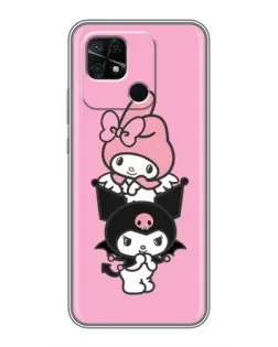 Чохол для Xiaomi Redmi 10C з картинкою «My Melody та Kuromi»