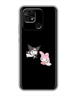 Чохол для Xiaomi Redmi 10C з картинкою «My Melody та Kuromi»