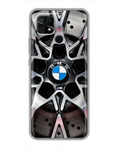 Чехол для Xiaomi Redmi 10C с картинкой «BMW — деталь диска»