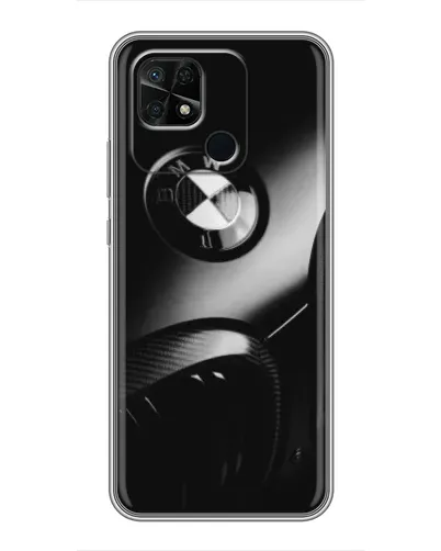Чехол для Xiaomi Redmi 10C с картинкой «Эмблема BMW — макро»