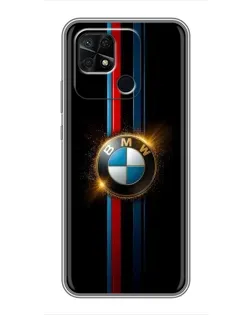 Чехол для Xiaomi Redmi 10C с картинкой «BMW M-Power неон»