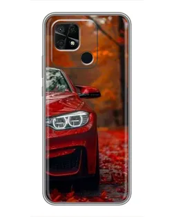 Чехол для Xiaomi Redmi 10C с картинкой «Осенняя BMW M4»