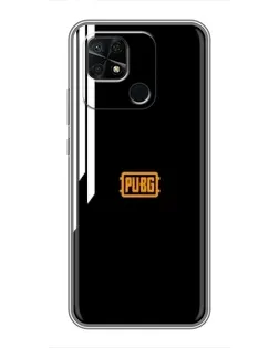 Чехол для Xiaomi Redmi 10C с картинкой «PUBG — вертикальные линии»