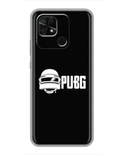 Чехол для Xiaomi Redmi 10C с картинкой «PUBG — классический лого»