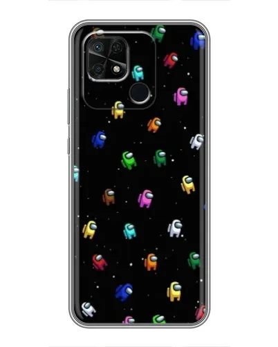 Чехол для Xiaomi Redmi 10C с картинкой «Экипаж Among Us» Чехол для Xiaomi Redmi 10C с картинкой «Экипаж Among Us»