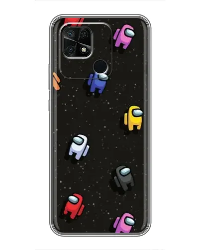 Чехол для Xiaomi Redmi 10C с картинкой «Космический паттерн Among Us» Чехол для Xiaomi Redmi 10C с картинкой «Космический паттерн Among Us»
