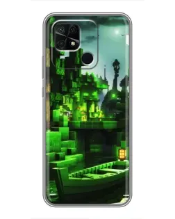 Чохол для Xiaomi Redmi 10C з картинкою «Minecraft лісовий пейзаж» Чохол для Xiaomi Redmi 10C з картинкою «Minecraft лісовий пейзаж»