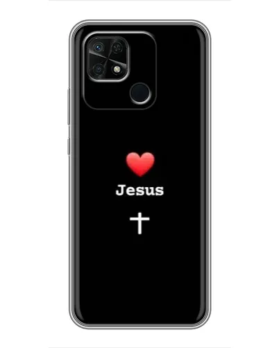 Чехол для Xiaomi Redmi 10C с картинкой «Сердце - Jesus» Чехол для Xiaomi Redmi 10C с картинкой «Сердце - Jesus»