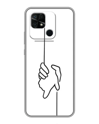 Чехол для Xiaomi Redmi 10C с картинкой «Рука держит» Чехол для Xiaomi Redmi 10C с картинкой «Рука держит»