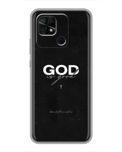 Чехол для Xiaomi Redmi 10C с картинкой «GOD — Бог над всем» Чехол для Xiaomi Redmi 10C с картинкой «GOD — Бог над всем»
