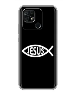 Чехол для Xiaomi Redmi 10C с картинкой «Классический Jesus»