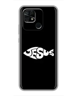 Чохол для Xiaomi Redmi 10C з картинкою «Риба  Jesus»