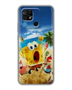 Чехол для Xiaomi Redmi 10C с картинкой «Развлечения на пляже»