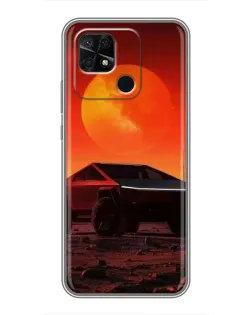 Чехол для Xiaomi Redmi 10C с картинкой «Cybertruck на Марсе» Чехол для Xiaomi Redmi 10C с картинкой «Cybertruck на Марсе»
