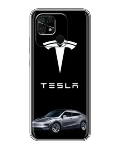 Чехол для Xiaomi Redmi 10C с картинкой «Tesla Model Y»