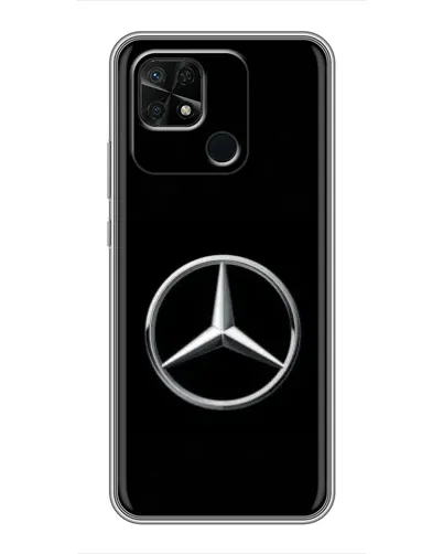 Чехол для Xiaomi Redmi 10C с картинкой «Mercedes классический лого»
