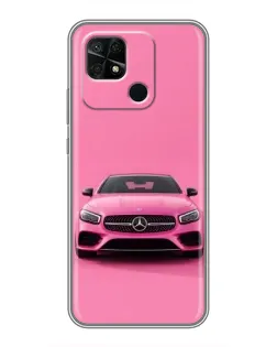 Чохол для Xiaomi Redmi 10C з картинкою «Рожевий Mercedes AMG»