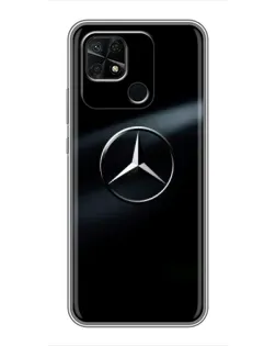 Чохол для Xiaomi Redmi 10C з картинкою «Mercedes на металі»