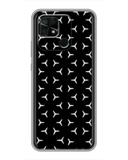 Чохол для Xiaomi Redmi 10C з картинкою «Mercedes паттерн зірок»