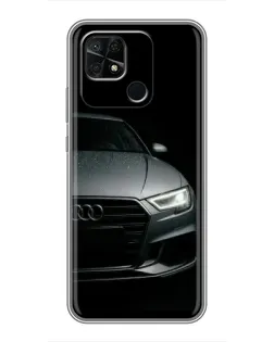 Чехол для Xiaomi Redmi 10C с картинкой «Audi — детализация кузова» Чехол для Xiaomi Redmi 10C с картинкой «Audi — детализация кузова»