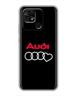 Чехол для Xiaomi Redmi 10C с картинкой «Логотип Audi Heart» Чехол для Xiaomi Redmi 10C с картинкой «Логотип Audi Heart»