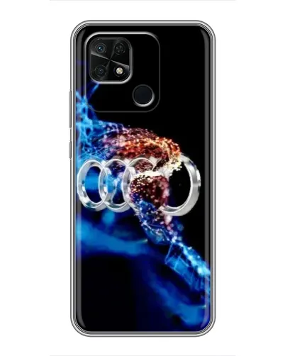 Чехол для Xiaomi Redmi 10C с картинкой «Энергия лого Audi»