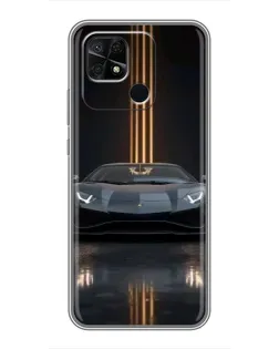 Чехол для Xiaomi Redmi 10C с картинкой «Lamborghini золотые линии» Чехол для Xiaomi Redmi 10C с картинкой «Lamborghini золотые линии»