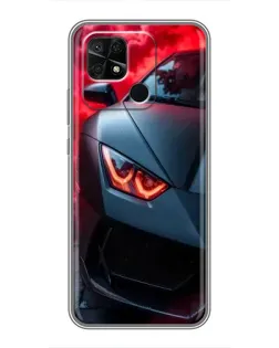 Чехол для Xiaomi Redmi 10C с картинкой «Lamborghini красное сияние» Чехол для Xiaomi Redmi 10C с картинкой «Lamborghini красное сияние»