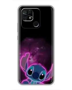 Чохол для Xiaomi Redmi 10C з картинкою «Неоновий Stitch»