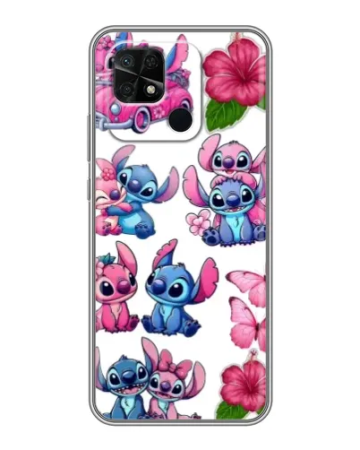 Чохол для Xiaomi Redmi 10C з картинкою «Стікери Stitch та Angel» Чохол для Xiaomi Redmi 10C з картинкою «Стікери Stitch та Angel»