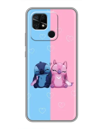 Чохол для Xiaomi Redmi 10C з картинкою «Stitch та Angel Love» Чохол для Xiaomi Redmi 10C з картинкою «Stitch та Angel Love»