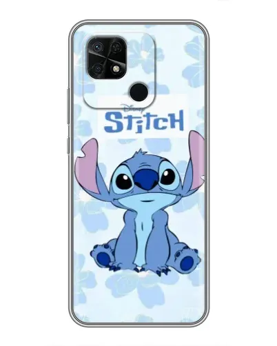 Чохол для Xiaomi Redmi 10C з картинкою «Stitch серед квітів» Чохол для Xiaomi Redmi 10C з картинкою «Stitch серед квітів»
