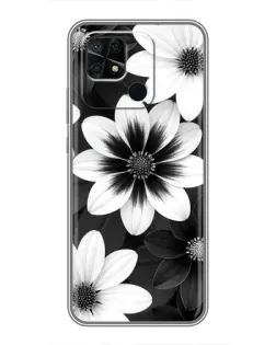Чохол для Xiaomi Redmi 10C з картинкою «Монохромні айстри» Чохол для Xiaomi Redmi 10C з картинкою «Монохромні айстри»