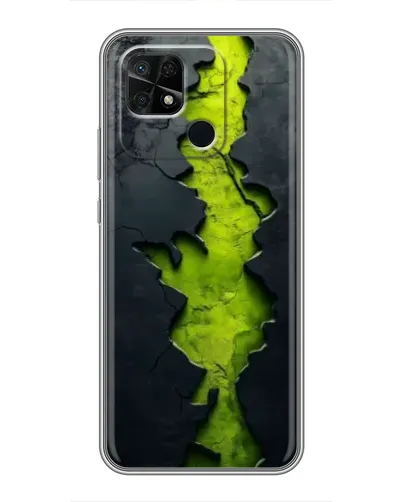 Чехол для Xiaomi Redmi 10C с картинкой «Салатовый разлом скалы» Чехол для Xiaomi Redmi 10C с картинкой «Салатовый разлом скалы»