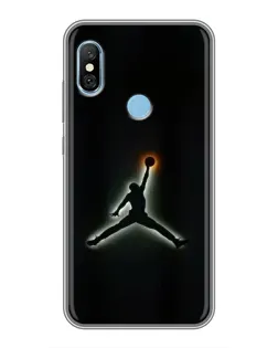 Чехол для Xiaomi Redmi 6 pro с картинкой «Jordan Gradient Logo» Чехол для Xiaomi Redmi 6 pro с картинкой «Jordan Gradient Logo»