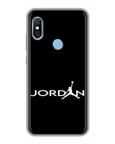 Чехол для Xiaomi Redmi 6 pro с картинкой «Jordan White Logo» Чехол для Xiaomi Redmi 6 pro с картинкой «Jordan White Logo»