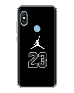 Чехол для Xiaomi Redmi 6 pro с картинкой «Jordan Flight 23»