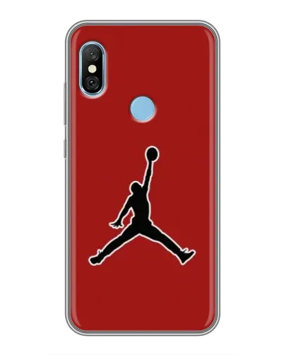 Чехол для Xiaomi Redmi 6 pro с картинкой «Jordan Red Back» Чехол для Xiaomi Redmi 6 pro с картинкой «Jordan Red Back»