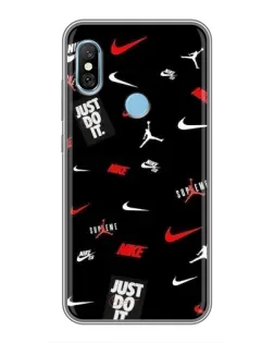 Чехол для Xiaomi Redmi 6 pro с картинкой «Nike Mix Pattern»