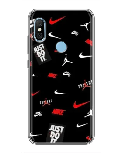 Чехол для Xiaomi Redmi 6 pro с картинкой «Nike Mix Pattern» Чехол для Xiaomi Redmi 6 pro с картинкой «Nike Mix Pattern»
