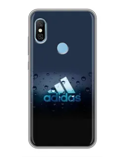 Чехол для Xiaomi Redmi 6 pro с картинкой «Adidas Water Drops»