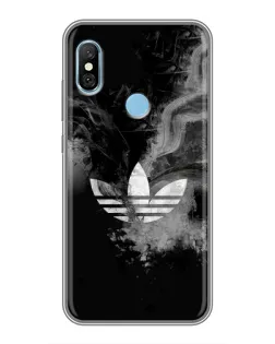 Чехол для Xiaomi Redmi 6 pro с картинкой «Абстрактный дым Adidas»