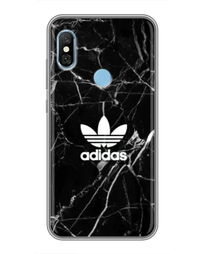 Чехол для Xiaomi Redmi 6 pro с картинкой «Белый мрамор Adidas» Чехол для Xiaomi Redmi 6 pro с картинкой «Белый мрамор Adidas»
